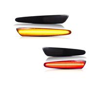 LENTLY Rear Tail Lamp For Chevrolet For Corvette C6 2005-2013 Tail Lamp Assemblies And Front Rear Side Marker Turn Signal Light Taillight Brake light cover(4piece Side Marker A)