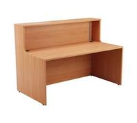 Lento Reception Unit 1400 - Beech Sides with Beech Top - RCA1400BEBE2