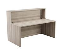 Lento Reception Unit 1400-Grey Oak Sides with Grey Oak Top-RCA1400GOGO