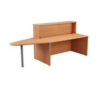 Lento Reception Unit 1400 w/Extension-Beech Sides with-RCA1400EXBEBE2
