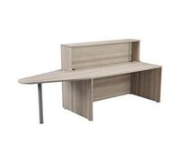 Lento Reception Unit 1400 With Extension-Grey Oak Sides-RCA1400EXGOGO
