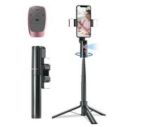 LenTok Auto Tracking Phone Tripod with Remote, Extendable 360 Rotating Phone Stand Follows Your Movement, Travel Selfie Stick for iPhone Tiktok YouTube Vlog Video Recording Content Creator Essentials