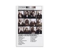 L'entourage Jeunes Entrepreneurs Album Poster Posters Canvas Cover Wall Art Print Aesthetic Poster for Living Room Bedroom Office Decor Creative Art Gift 12x18inch(30x45cm) Unframe-style-24