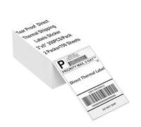 LENVII 3" x 5" Direct Thermal Labels, Tear-Proof Shipping Label for Most Thermal Printers, Self-Adhesive Label Paper for Barcode/FBA/UPC/Address, Perforated Commercial Grade, 700 Labels 2 Packs