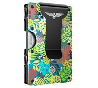 Lenvoten Upgraded Hinged Minimalist Wallet for Men | Slim Metal RFID Blocking Wallet | Credit Card Holder & Money Clip Holds 20 Cards | Premium Scratch-Resistant Finish | Ideal Gift for Men