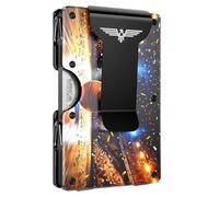 Lenvoten Upgraded Hinged Minimalist Wallet for Men | Slim Metal RFID Blocking Wallet | Credit Card Holder & Money Clip Holds 20 Cards | Premium Scratch-Resistant Finish | Ideal Gift for Men
