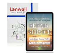 Lenwell Mail in Repair Service with Original OEM Pull Screen Replacement for iPad Pro 12.9 3rd/4th Gen 2018/2020 Display Digitizer Touch Assembly A1876 A1895 A2014 A1983 A2069 A2229 A2232 A2233