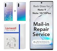 Lenwell Mail-in Repair Service with Rear Back Glass Replacement for Samsung Galaxy Note 9 / Note10 / 10 Plus Cover Back Glass, Pro-Repair Service (not Parts)