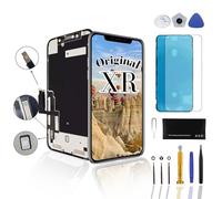 Lenwell Original OEM Pull Screen Replacement for iPhone XR 6.1”A1984 A2106 A2107 A2108 3D Touch Screen Digitizer with Assembly Full Repair Toolkit Tempered Glass Protector Waterproof