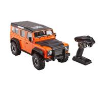 LenyKingPro 2.4GHz RC Off-Road Crawler 1/10 Scale 4WD Climbing Vehicle with Two-Speed Transmission Metal Chassis Ready to Run(Orange)