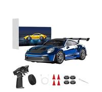 LenyKingPro D43-01 1:43 Scale 2.4G Full Proportional 4WD Alloy RC Drift Car with Gyro System, Silent Bearings, Adjustable Speed & LED Lights for Adults, High Speed Remote Control Racing Car