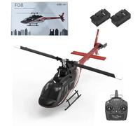 LenyKingPro F08 6CH RC Helicopter with Brushless Motor, 6G Flybarless Stability & Optical Flow Positioning, 1/27 Scale Helicopter Model for Beginner and Advanced Adult Pilots