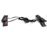 Lenz 120 cm Heat Socks Extension Cord, black, One size