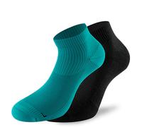 Lenz 3.0 Running Socks, black-green, size 42 43 44 for Men
