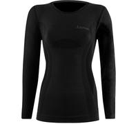 Lenz 6.0 Merino Round Neck Lady Longsleeve, black, size L for Women