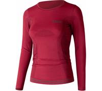 Lenz 6.0 Merino Round Neck Lady Longsleeve, red, size M for Women