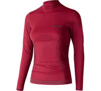 Lenz 6.0 Merino Turtle Neck Ladies Longsleeve Shirt, red, size XS for Women