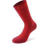 Lenz 7.0 Mid Merino Compression Socks, red, size 35-38