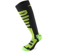 Lenz Free Tour 1.0 Socks, black-green, size 39 40 41 for Men