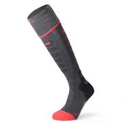 Lenz Heat Sock 5.1 Toe Cap Heated Socks, black-red, size 39 40 41 for Men