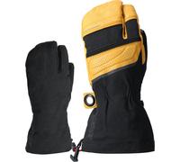 Lenz Heat Glove 8.0 Finger Cap Lobster heated Gloves, black/yellow, size S