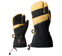 LENZ Heat Glove 8.0 Finger Cap Lobster - Mixte - Black / Yellow - size 9-10- model 2025 9-10