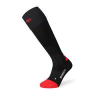 Lenz Heat Sock 4.1 Toe Cap Heated Socks, black-red, size 31 32 33 34 for Men