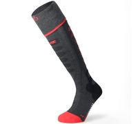 Lenz - Heated Socks - Heat Sock 5.1 Toe Cap Anthracite / Rouge in Wool - Size 45-47 - Grey Grey 45-47
