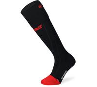 Lenz Heat Sock 6.1 Toe Cap Compression Heated Socks, black/red, size 45-47
