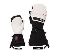 Lenz - Heated mittens - Heat Glove 9.0 Finger Cap Mittens Women White/Black for Women in Recycled Polyester - Size L White L