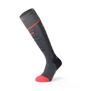 Lenz Heat Sock 5.1 Regular Fit - Ski socks Anthracite / Red 35 - 38