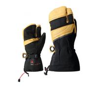 Lenz - Heated three-finger mittens in Primaloft® - Heat Glove 8.0 Finger Cap Lobster Unisex Noir / Jaune for Men - Size L - Yellow Yellow L
