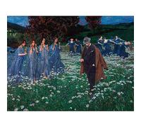 Lenz Maximilian A World Symbolist Painting Large XL Wall Art Canvas Print