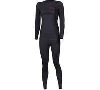 Lenz Merino Long Sleeve Base Layer Set Black M-L Woman