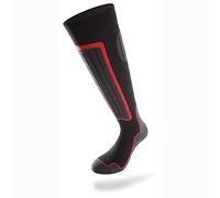 Lenz ski socks, Unisex, 090, black/grey, 35-38