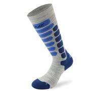 Lenz Skiing 2.0 Kids Socks, grey/blue, size 23-26