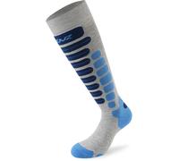 Lenz Skiing 2.0 Socks, grey/blue, size 39-41