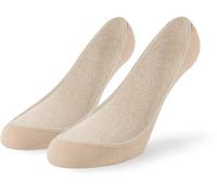 Lenz Soft Touch Inshoes Ladies Socks - Pack of 2, beige, size 35 36 37 38 for Women