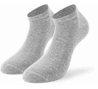 Lenz Soft Touch Sneakers Socks - Pack of 2, grey, size 43-46