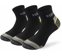 Lenz Staff Worker Basic Quarter Socks - Pack of 3, size 35 36 37 38 for Men