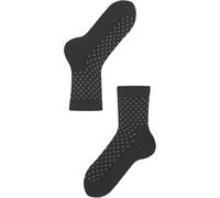 Lenz Think About Dots Ladies Socks - Pack of 2, black/grey, size 35-38