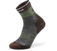 Lenz Think About Merino Outdoor 2 Low Socks, grey/green, size 42-44
