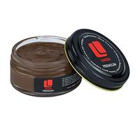 Lenzen Shoe Polish I Leather Cream for Smooth and Grained Leather (Medium Brown)