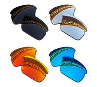 LenzProse 1.5MM Polarized Replacement Lenses for Oakley Flak XS OJ9005 59mm Sunglasses, Anti-Scratch | Perfectly Fit, 4 Pairs Pack Polarized-1.5mm, 59mm
