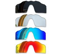 LenzProse 1.5MM Polarized Replacement Lenses for Oakley Radar EV Pitch OO9211 Sunglasses, Anti-Scratch | Perfectly Fit, 4 Pairs Pack Polarized-1.5mm