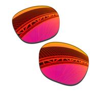 LenzProse 1.5MM Polarized Replacement Lenses for Ray-Ban Meta Headliner RW4009F 51mm Sunglasses, Anti-Scratch, Magenta Red Polarized-1.5mm, 51MM
