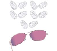 LenzReborn 5 Pairs Replacement Nosepieces for Oakley Feedback/Holbrook Metal/Crosshair 2012/Gauge 8/Tie Breaker/Tailhook/Given/Blender Sunglass