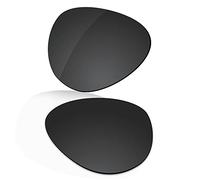 LenzReborn Polarized Lens Replacement compatible with Ray-Ban RB3026 Sunglass - Dark Black - Polarized