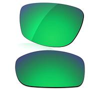 LenzReborn Polarized Lens Replacement compatible with Ray-Ban RB3445-61 Sunglass - Lawn Green - Polarized Mirrored
