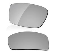 LenzReborn Polarized Lens Replacement compatible with Ray-Ban RB4075-61 Sunglass - Silver Grey - Polarized Mirrored